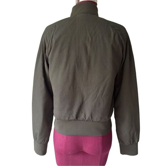 Lululemon Non-Stop Reversible Bomber Jacket size  4 Olive Green - Picture 4 of 12
